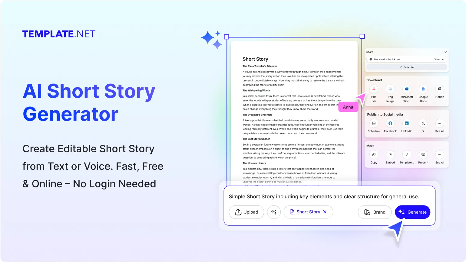 Free AI Short Story Generator, Free Short Story Maker Online